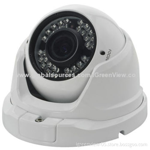 Security Camera 700TVL Vandal-proof IR Dome, 36Pcs IR LED, One-screw Easy Installation Design